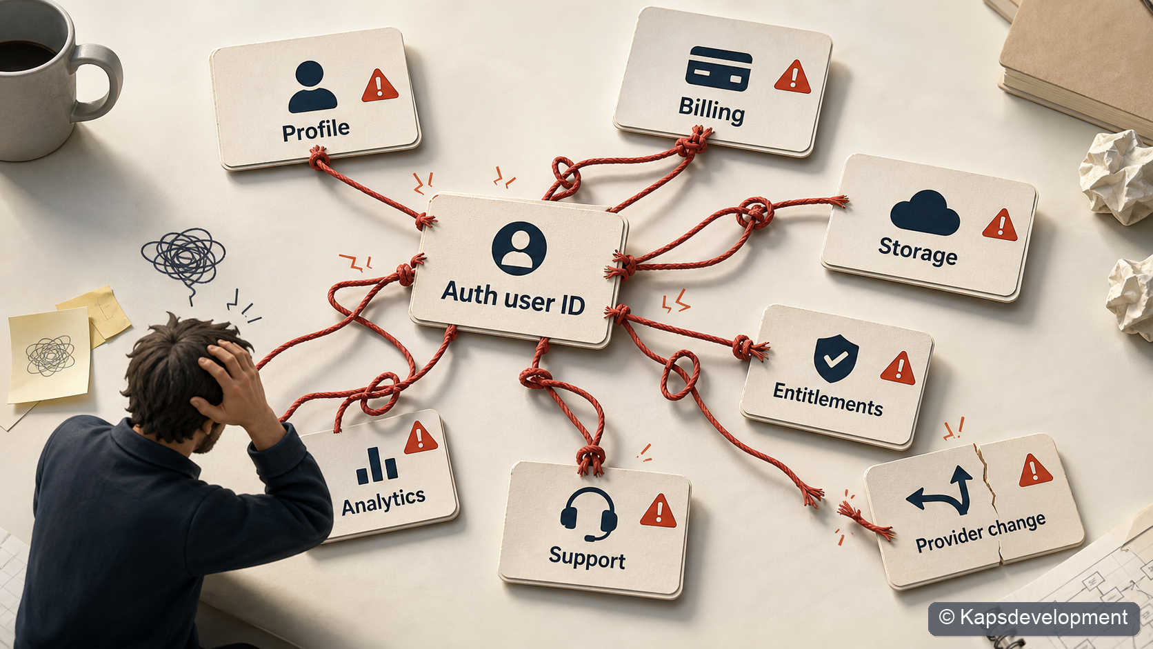Why I Separate Auth Identity From Domain Identity From Day One